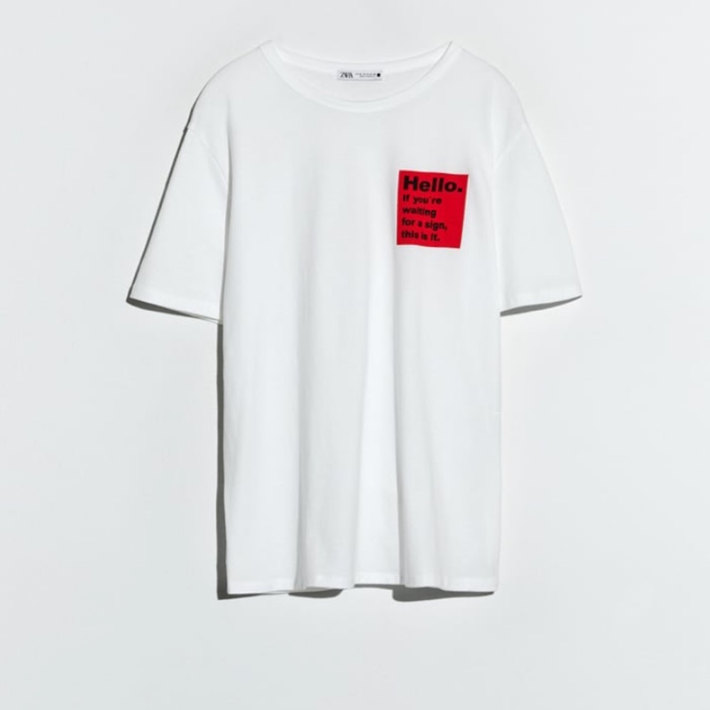 𝗡𝗪𝗧 𝗭𝗮𝗿𝗮 • T-shirt with Text - Picture 3 of 6